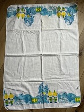 Cobertor vintage Comfort bebê recebendo algodão gatos cães 39,5”x28” comprar usado  Enviando para Brazil
