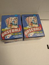 2 caixas vintage original 1984 Topps caixa de cera vazia (sem pacotes) veja fotos comprar usado  Enviando para Brazil