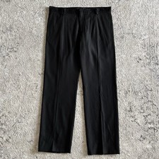 Men’s Vintage Just Cavalli Wool Dress Pants Black Textured 2008 Size 52 na sprzedaż  PL