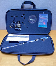 Vara de pesca telescópica Gonex [6 pés] e combo de molinete com estojo de transporte -CAIXA ABERTA- comprar usado  Enviando para Brazil