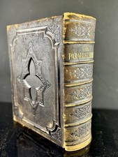 B26: Holy Bible  The Parallel Bible, leather 1886 Ornate Embossed comprar usado  Enviando para Brazil