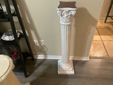 Vintage Cerâmica Grega Coluna Pedestal Jardim Quintal Suporte Planta Flor Busto-41” comprar usado  Enviando para Brazil