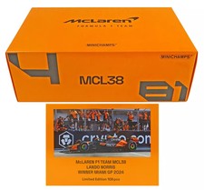 Carro miniatura McLaren F1 Team MCL38 Lando Norris Miami GP 2024 vencedor 1/12 F1 comprar usado Carro miniatura McLaren F1 Team MCL38 Lando Norris Miami GP 2024 vencedor 1/12 F1 comprar usado  Enviando para Brazil