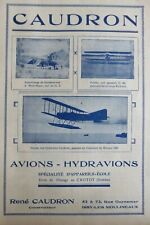 1923 pub caudron d'occasion  Yport