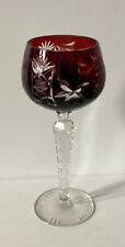 bohemian wine glass for sale  HAWICK