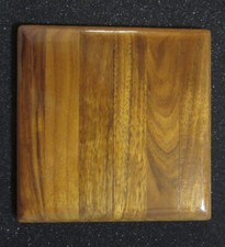 Madeira multiuso Koa e Eucalipto, 6” x 6” fundo de feltro muito bom estado comprar usado  Enviando para Brazil