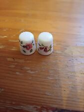 Pair floral ceramic for sale  DERBY