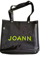 Sacola de compras Joann Fabric Store reutilizável malha preta logotipo vinil! Última! comprar usado  Enviando para Brazil