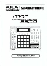 Akai  Service manual manual  für MPC 2500  Copy comprar usado  Enviando para Brazil