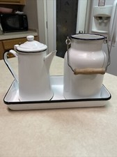 Vtg enamelware tray for sale  Lima