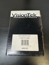 Placa de vídeo RARA NOVA PCI SLOT Visiontek ATI X1550 256MB DDR2 400143 VGA DVI comprar usado  Enviando para Brazil