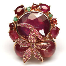 Usado, Anel de prata esterlina 925 rubi vermelho, safira e esmeralda tamanho 8 comprar usado Usado, Anel de prata esterlina 925 rubi vermelho, safira e esmeralda tamanho 8 comprar usado  Enviando para Brazil