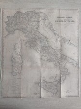 Cartina mappa ferrovie usato  Borgosesia