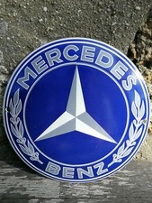 Plaque émaillée mercedes d'occasion  Le Mesnil-Saint-Denis
