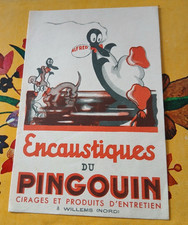 Buvard encaustiques pingouin d'occasion  France