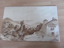 Dessins aquarelle italie d'occasion  Paris XI