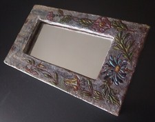 Miroir céramique signé d'occasion  Grisolles