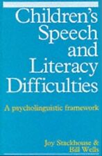 Children's Speech and Literacy Diff..., Stackhouse, Joy segunda mano  Embacar hacia Argentina