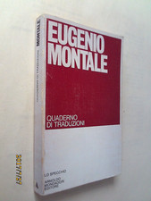 Eugenio montale quaderno usato  Catania