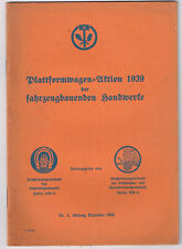 Plattformwagen aktion 1939 gebraucht kaufen  Wabern