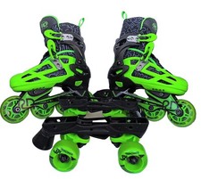 ROLLER DERBY RD patins em linha infantis 3-6 acessório de rolo ajustável verde comprar usado  Enviando para Brazil