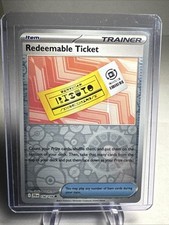 Redeemable ticket reverse for sale  Fountain