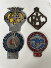 Vintage car badges for sale  BRIGG