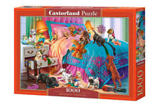 Używany, Puzzle 1000 elementów. Niegrzeczne szczeniaki na sprzedaż  PL
