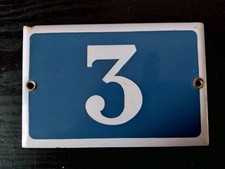 Plaque émaillé numéro d'occasion  Die