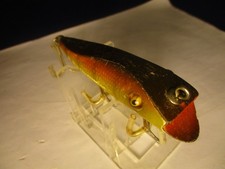 ANTIGA ISCA DE PESCA DE MADEIRA PARA ROBALO SHAKESPEARE COM OLHOS DE VIDRO HPGM RARA comprar usado  Enviando para Brazil
