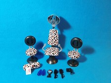 Usado, Cadeiras BRATZ "STYLIN' SALON 'n' SPA" animal estampa de leopardo boneca móveis plus comprar usado  Enviando para Brazil