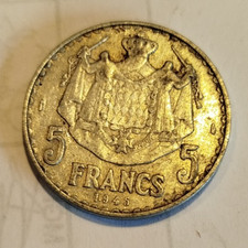 5 francs monaco d'occasion  Benfeld