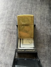 Zippo lighter brass for sale  CHRISTCHURCH