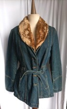 Giaccone jeans imbottito usato  Fasano