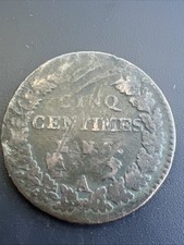 Centimes monnaie révolution d'occasion  Saint-Martin-de-Ré