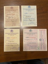 Tessera fascismo federazione usato  Avellino
