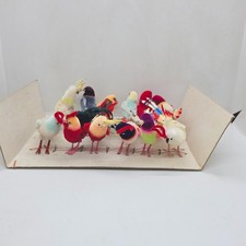 Vintage chenille birds d'occasion  Expédié en Belgium