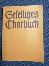 Geselliges chorbuch richard gebraucht kaufen  Zell unter Aichelberg