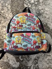 Bioworld Bob Esponja Calça Quadrada Patrick MINI Mochila Azul Multicolorida 11" X 9" comprar usado  Enviando para Brazil