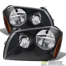Używany, Black 2005-2007 Dodge Magnum Replacement Headlights Headlamps Pair Left + Right na sprzedaż  Wysyłka do Poland