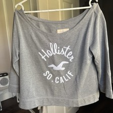 Hollister grey sweat d'occasion  Expédié en Belgium