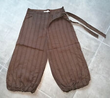 Pantacourt taille marron d'occasion  Orleans-
