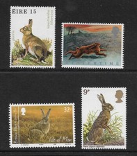 Mammals hares mnh for sale  MONTGOMERY