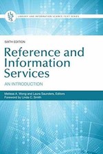 Reference and Information Services: - Hardcover, by Wong Melissa A.; - Very Good segunda mano  Embacar hacia Mexico