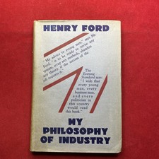 My Philosophy Of Industry Henry Ford 1929 DJ HC 1st British Edition comprar usado  Enviando para Brazil