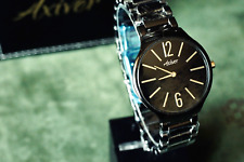 NOVO Relógio de Pulso Feminino Mostrador Preto Clássico Da Cerâmica Axiver LK-001-1 comprar usado  Enviando para Brazil