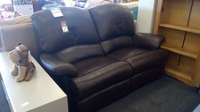 Brown leather recliner for sale  IPSWICH