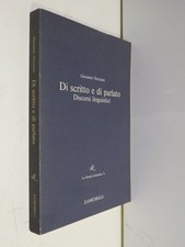 Scritto parlato discorsi usato  Salerno