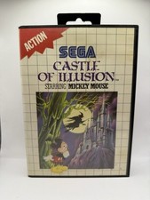 Castle of Illusion Starring Mickey Mouse SEGA Master System - Box No Manual Pal comprar usado  Enviando para Brazil