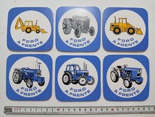 CONJUNTO VINTAGE DE 6 PORTA-COPOS - TRATORES/ESCAVADEIRAS FORD comprar usado  Enviando para Brazil